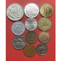 11 разных монет из 10 стран - 3