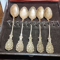 Ложки сувенирные. Латунь, позолота. СССР