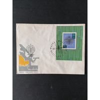 Польша 1962 КПД с блоком Mi.27 "Борьба с малярией" (спецгашение) марка Mi.1349 каталог 2.20 евро
