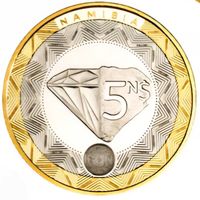 Намибия 5 долларов, 2025 UNC
