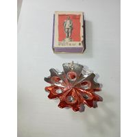 Игрушка на ёлку , Снежинка , винтаж  , СССР . С 40 копеек .