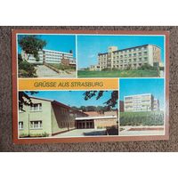 Открытки ГДР. 1982г.Страсбург.Нойденбург.