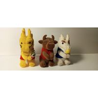 ИГРУШКИ 2 дракона и бычок