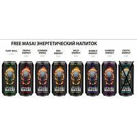 Банки от энергетика free MASAI 449-500мл (ПОИСК/ПОКУПКА/ОБМЕН