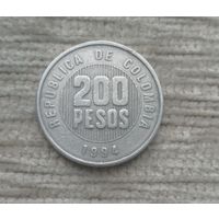 Werty71 Колумбия 200 песо 1994