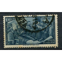 Италия - 1948 - Смерть Мамели 100L - [Mi.759] - 1 марка. Гашеная.  (Лот 72AR)
