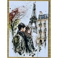 Открытка для посткроссинга чистая 10х15 см