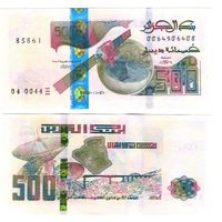 Алжир 500 динаров  2018 год  UNC