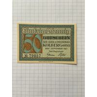 50 пфенигов (нотгельды) г. Германия.-2912