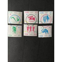 ГДР 1964 Полная серия марок "Летние олимпийские игры в Токио" (чистые**) Mi.1039-1044 каталог 18.00 евро
