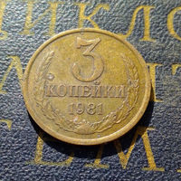 3 копейки 1981 СССР #25