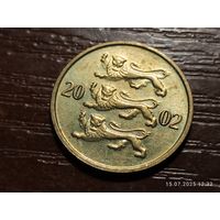 Эстония 10 сентов 2002
