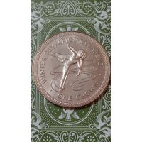 Мэн 1 крона 1984 олимпийские игры Фигурное катание