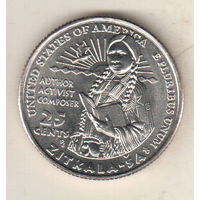 США квотер 2024 Выдающиеся Женщины Америки  Зиткала-Ша двор D