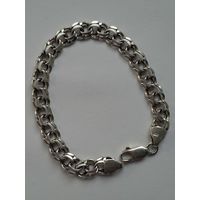 Браслет серебро 925, длина 18.4 см