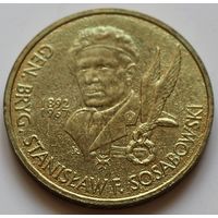 Польша 2 злотых 2004 год "Генерал Станислав Сосабовски (1892-1967)"