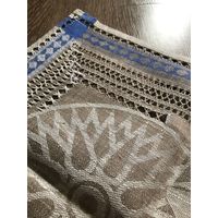 Салфетка Скатерть ручной работы лен винтаж новая