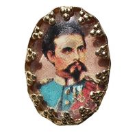Значок с портретом Людвига II Баварского.