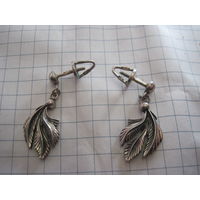 Серьги советские таллинские 916 пробы с рубля!
