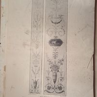 DEUX PANNEAUX PTINTS. Paris. 44x31cm. 19-20век.   РАСПРОДАЖА КОЛЛЕКЦИИ.