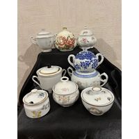 Посуда Фарфор Сервизы Сахарницы Чашки Кружки Блюдца Сливочники Заварники Германия GDR Kahla ГДР СССР Клейма